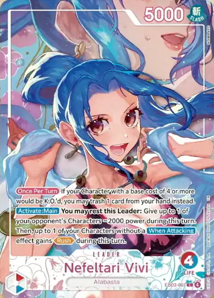 Nefeltari Vivi (EB03-001) (SP) — ONE PIECE HEROINES EDITION vol.2 EB05 preview card