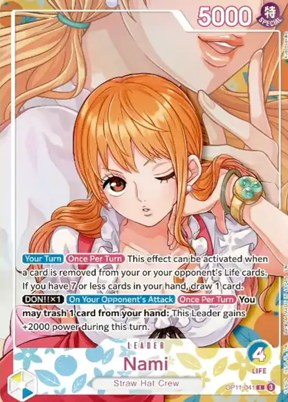 Nami (OP11-041) (SP) — ONE PIECE HEROINES EDITION vol.2 EB05 preview card