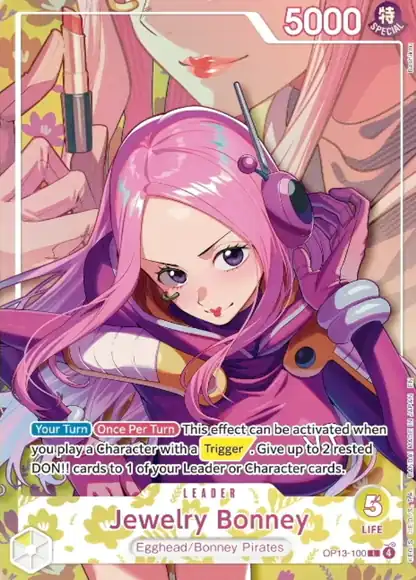 Jewelry Bonney (op13-100) (SP) — ONE PIECE HEROINES EDITION vol.2 EB05 preview card